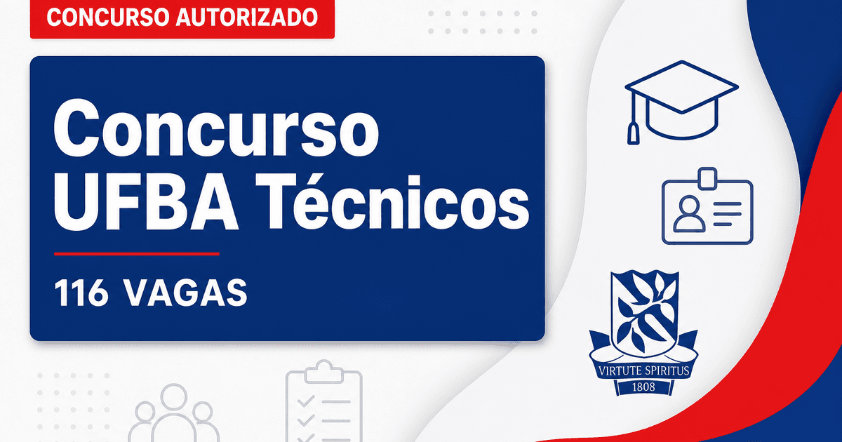 Concurso UFBA: retomada escolha da banca para 116 vagas de cargos técnicos - Universidade Federal da Bahia
