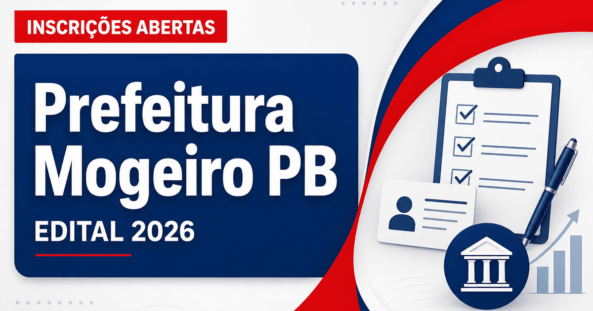 Prefeitura de Mogeiro - PB abre vagas para Agente Comunitário de Saúde - Prefeitura de Mogeiro