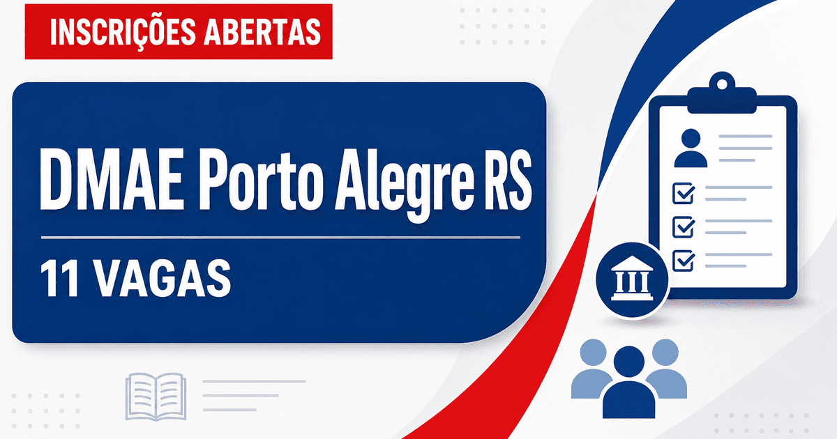 DMAE - Departamento Municipal de Água e Esgotos de Porto Alegre: DMAE - RS abre seleção com vagas imediatas e cadastro d - Departamento Municipal de Água e Esgotos de Porto Alegre