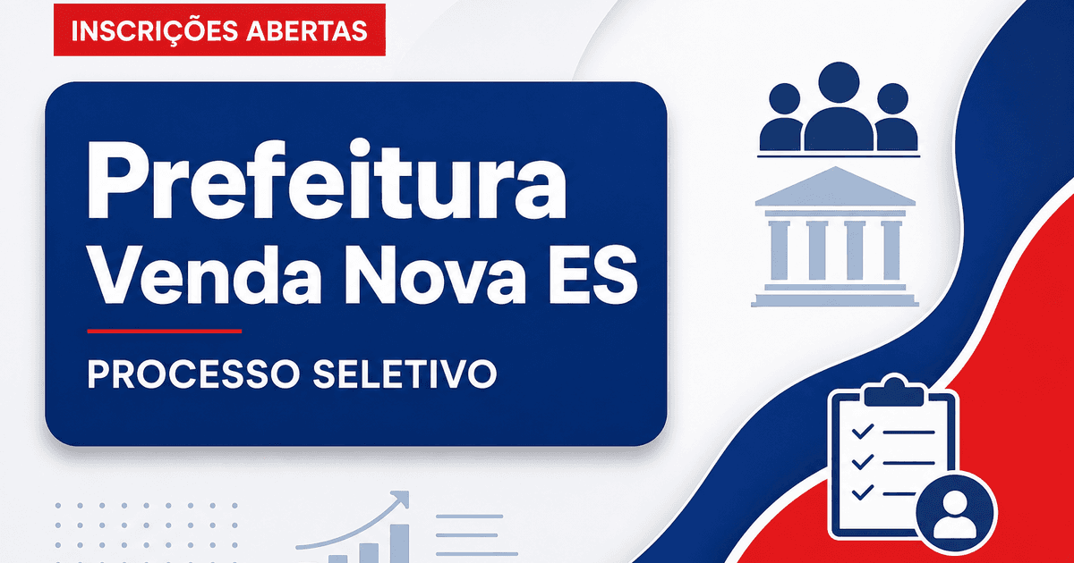 Prefeitura de Venda Nova do Imigrante - ES abre processo seletivo com vagas para Médico e Motorista - Prefeitura de Venda Nova do Imigrante