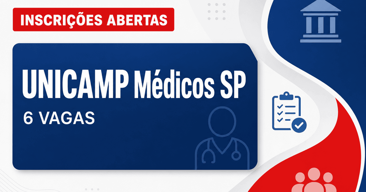 UNICAMP - Universidade Estadual de Campinas: UNICAMP - SP abre concurso público com vagas para médicos em diversas espec - Universidade Estadual de Campinas