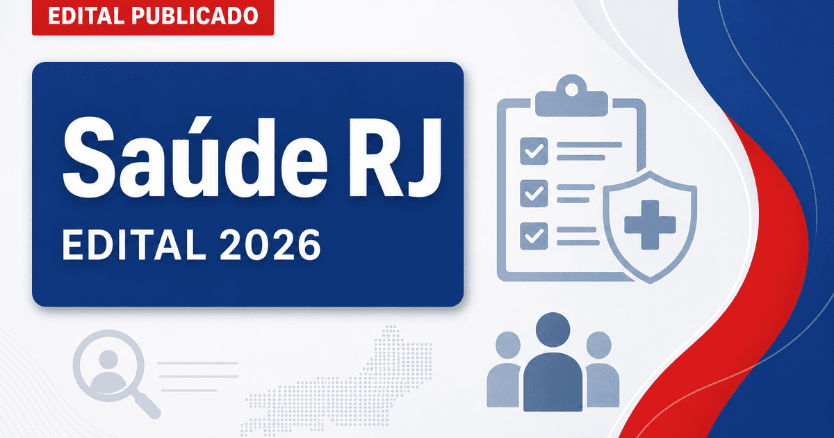 Concurso Saúde RJ: governador interino destaca novo edital - Secretaria de Saúde do Rio de Janeiro