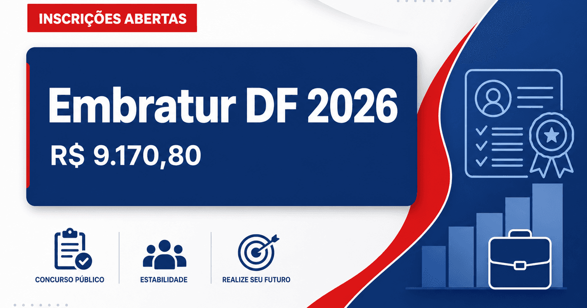 Embratur - Agência Brasileira de Promoção Internacional do Turismo: Embratur - DF abre processo seletivo para Assistente - Embratur - Agência Brasileira de Promoção Internacional do Turismo