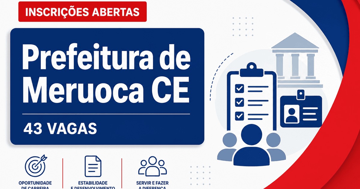 Prefeitura de Meruoca: Prefeitura de Meruoca - CE abre concursos para professores e agentes comunitários de saúde - Prefeitura de Meruoca