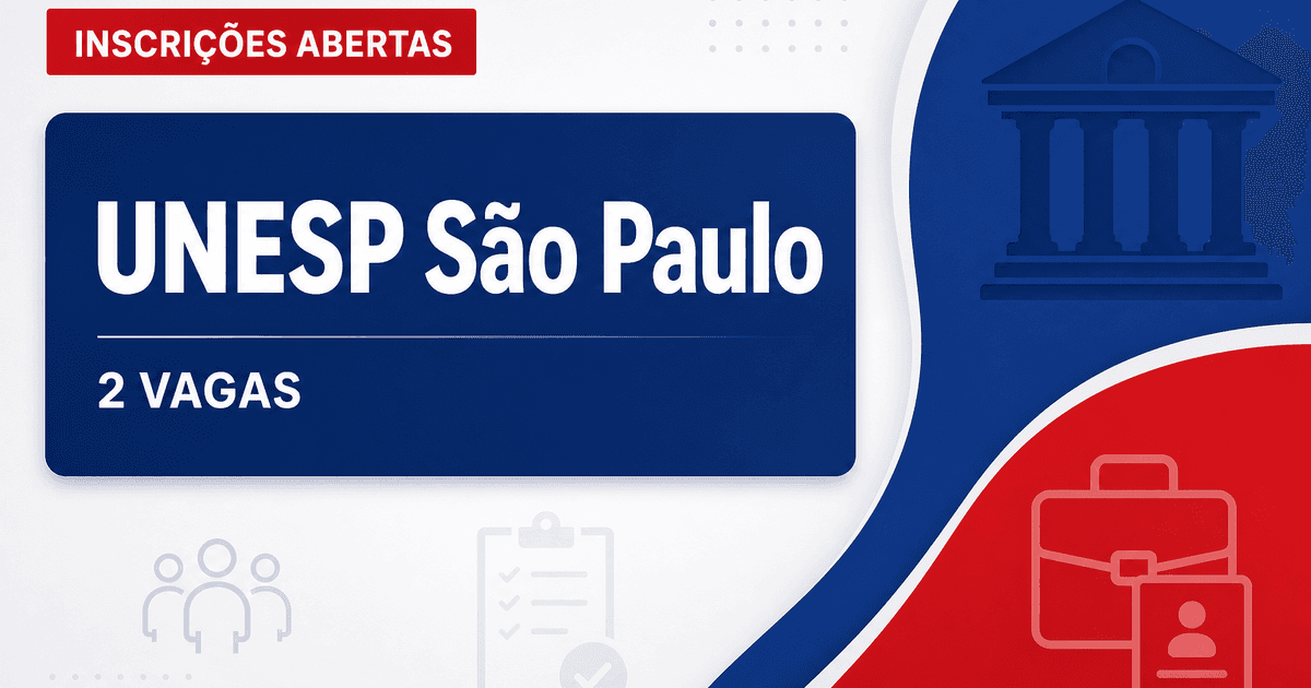 UNESP - Universidade Estadual Paulista Júlio de Mesquita Filho: UNESP - SP abre concurso público com vagas de nível médi - Universidade Estadual Paulista Júlio de Mesquita Filho