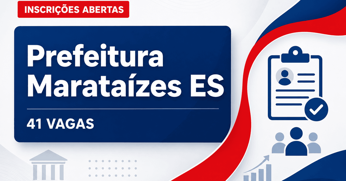 Prefeitura de Marataízes ES abre processo seletivo com 41 vagas ACS - Prefeitura de Marataízes