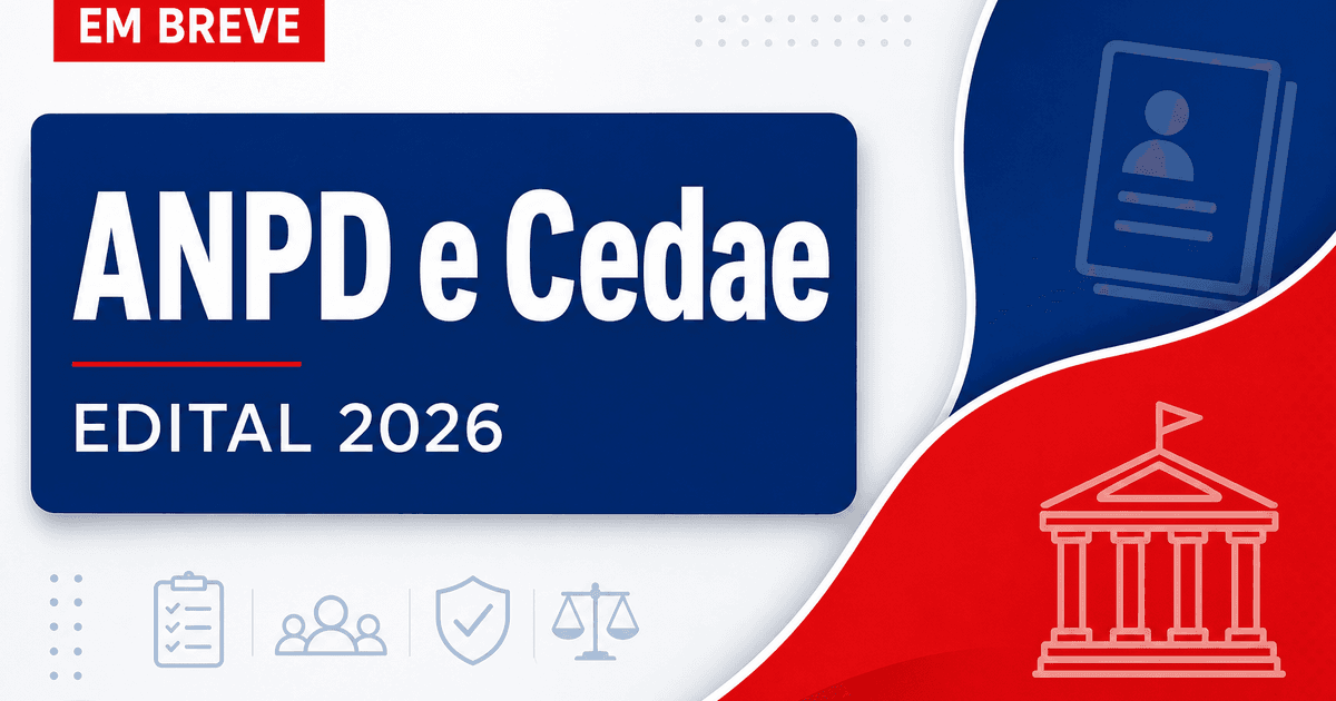 Concursos ANPD e Cedae se destacam nesta segunda, 20 - s ANPD e Cedaedestacam nestagunda, 20