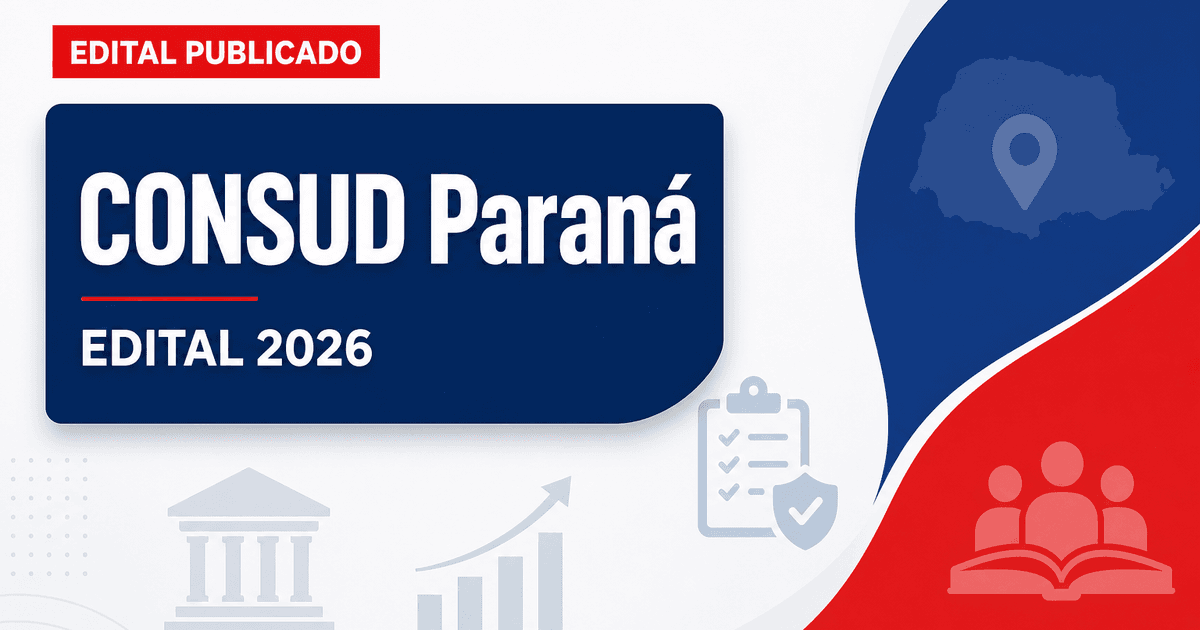 CONSUD - PR republica edital de concurso público - CONSUD