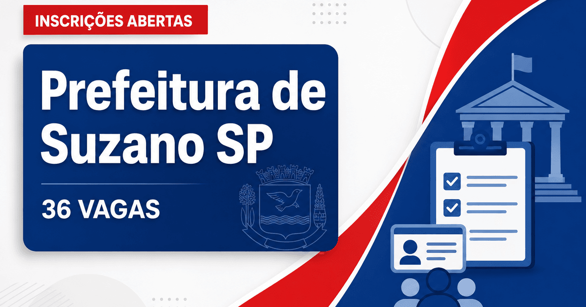 Prefeitura de Suzano: Prefeitura de Suzano - SP abre processo seletivo com vagas para professores - Prefeitura de Suzano