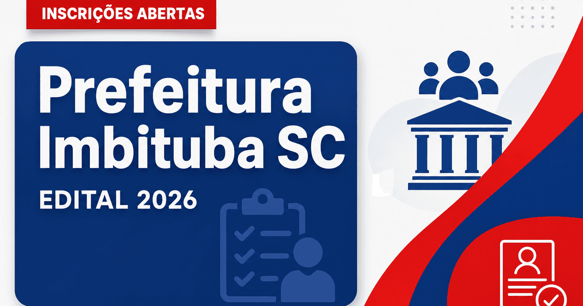 Prefeitura de Imbituba SC abre processo seletivo para professor de Libras - Prefeitura de Imbituba