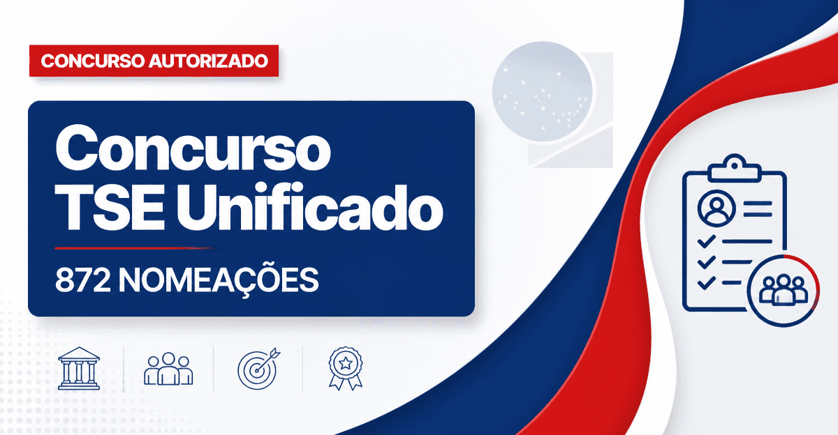 Concurso TSE Unificado: portaria autoriza 872 nomeações este ano - TSE Unificado: portaria autoriza 872 nomeações este ano