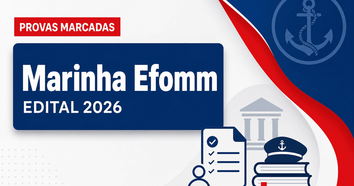 Concurso Marinha Efomm: veja orientações para as provas - Marinha Efomm: veja orientaçõesra as provas