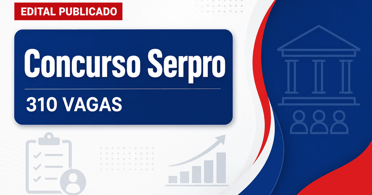 Concurso Serpro terá mais 310 analistas convocados; veja prazos! - Serpro terá mais 310 analistas convocados; veja prazos!