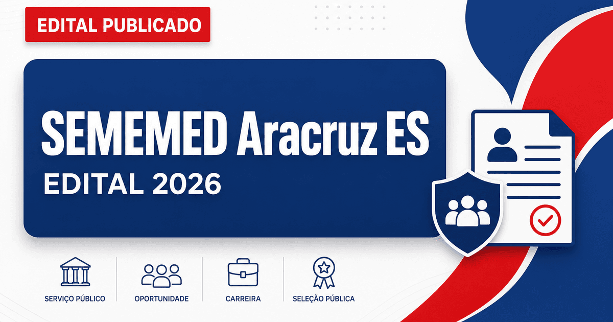 Concurso SEMED Aracruz ES: cadastro reserva de professores e pedagogos - Secretaria Municipal de Educação