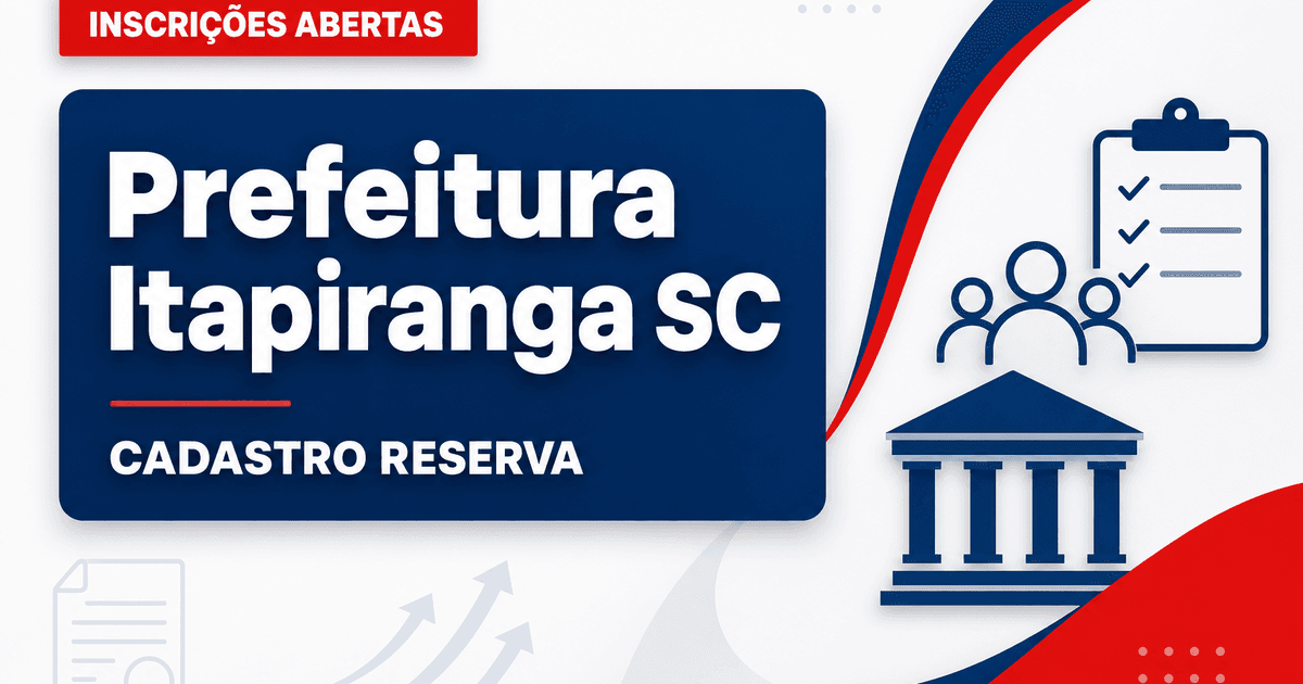 Prefeitura de Itapiranga - SC abre seleção para cadastro de reserva de professores - Prefeitura de Itapiranga