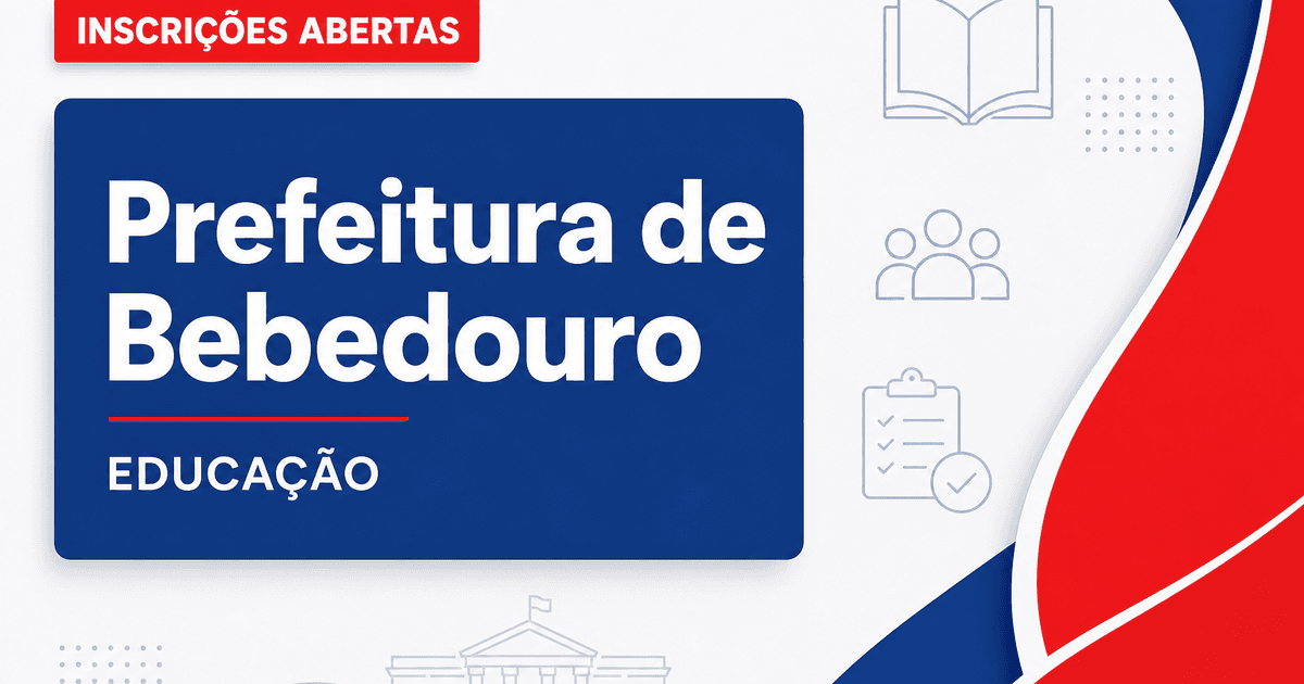 Processo seletivo de Bebedouro (SP) abre oportunidades na área da educação - Prefeitura de Bebedouro