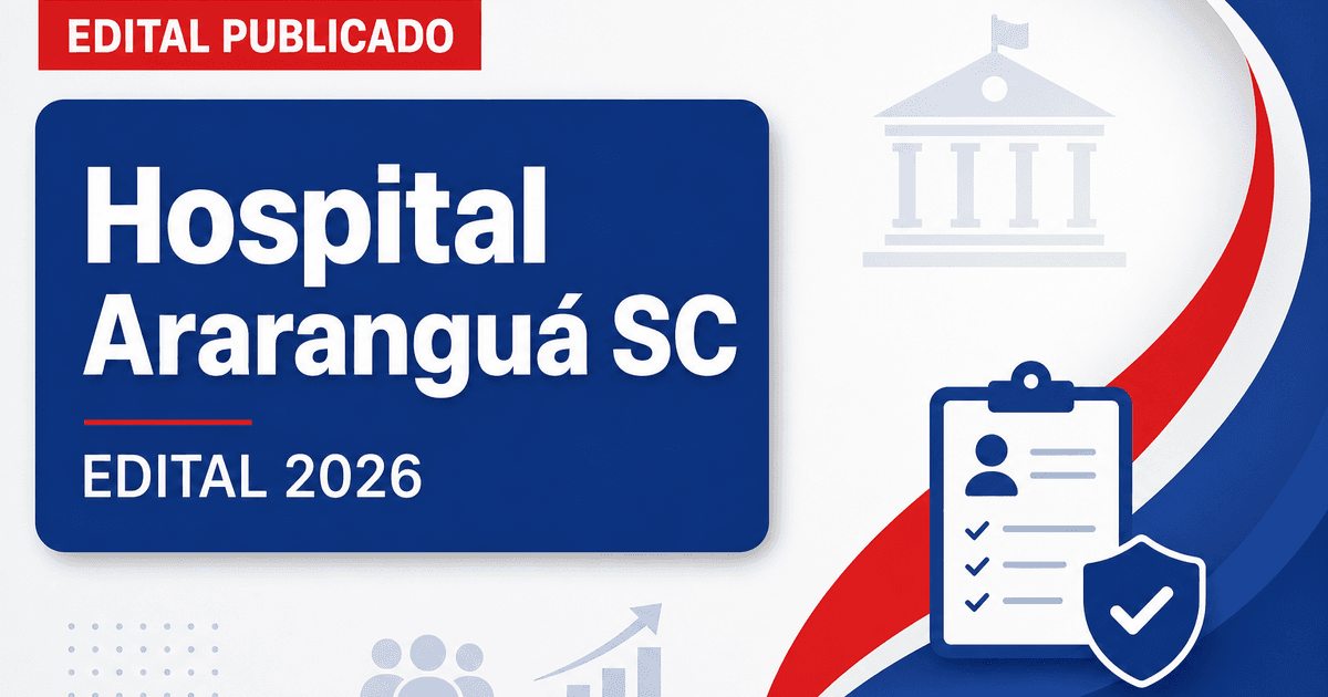 Processo seletivo Hospital Regional Araranguá SC cadastro de reserva técnico de enfermagem - Hospital Regional Araranguá
