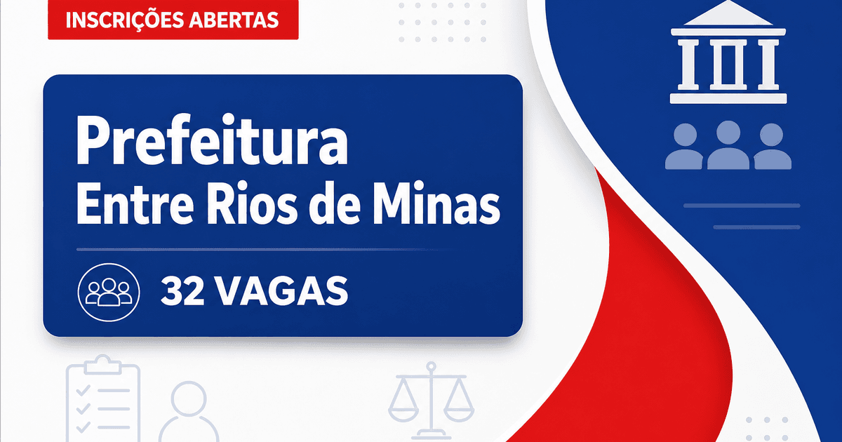 Prefeitura de Entre Rios de Minas: Prefeitura de Entre Rios de Minas - MG retifica o processo seletivo para Agentes de S - Prefeitura de Entre Rios de Minas