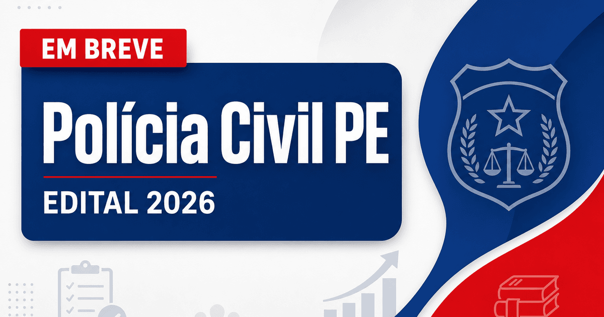 Concurso PC PE: tudo sobre a seleção com vagas de nível superior - Polícia Civil