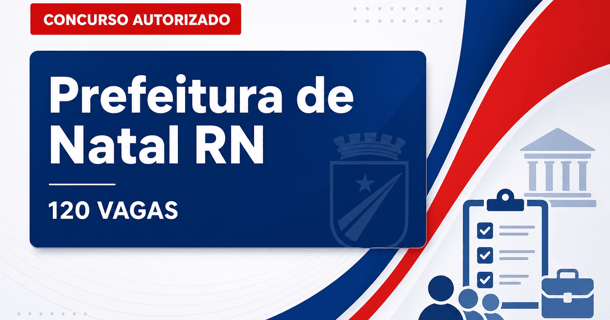 Concurso Natal RN tem comissão formada para 120 vagas de agente - Prefeitura de Natal
