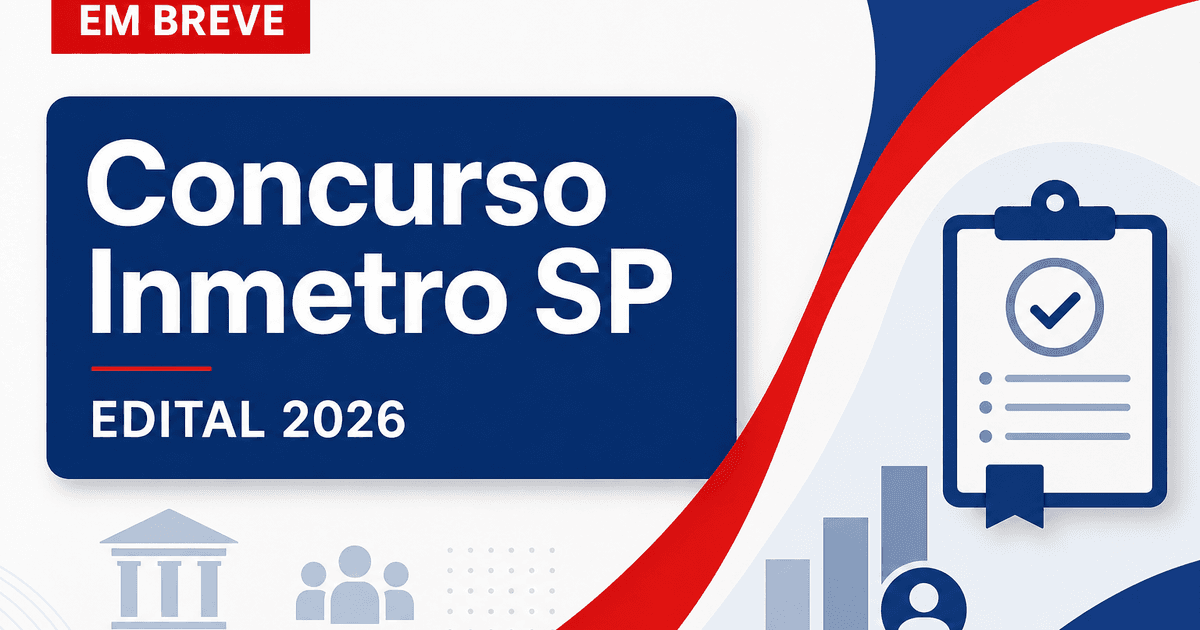 Concurso Inmetro deve ser prorrogado após negativa do MGI - Inmetro deve ser prorrogado após negativa do MGI