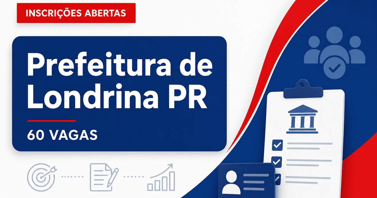 Prefeitura de Londrina PR abre processo seletivo com 60 vagas na Educação - Prefeitura de Londrina