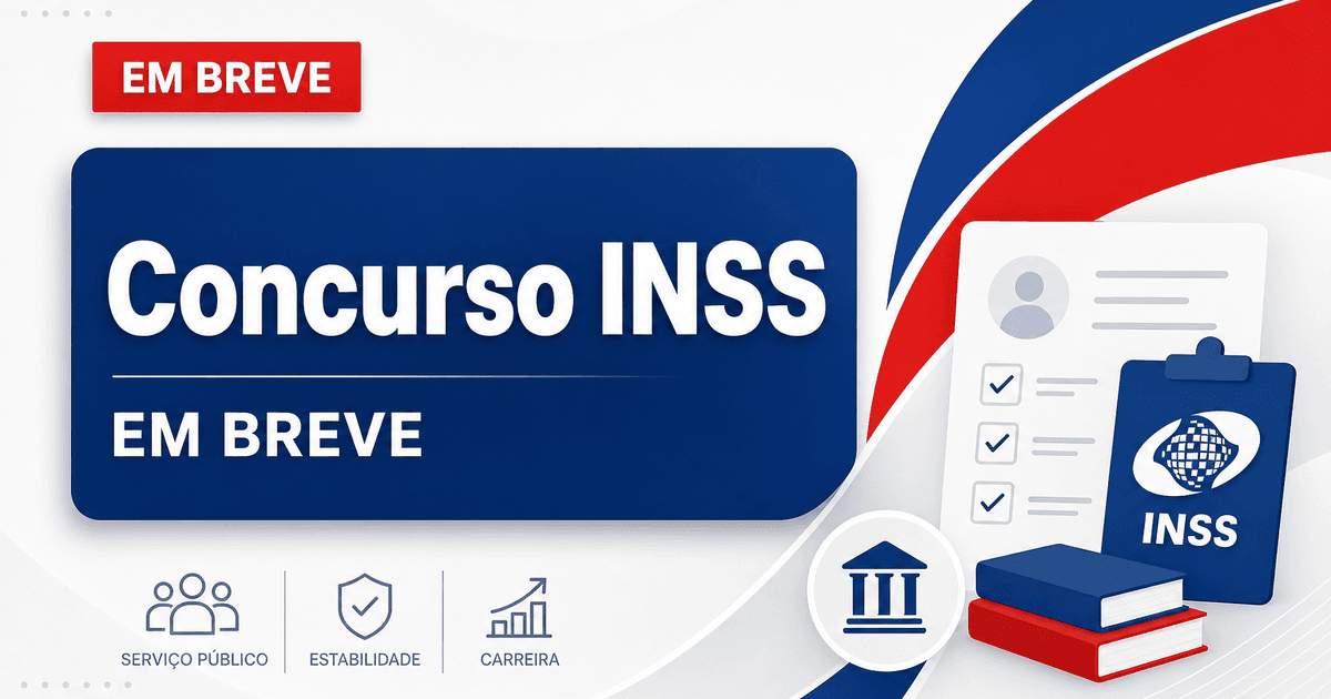 Concurso INSS: seleção pode ser autorizada antes das eleições, com oferta de vagas reduzida - INSS: seleção pode ser autorizada antes das eleições, com oferta de vagas reduzi