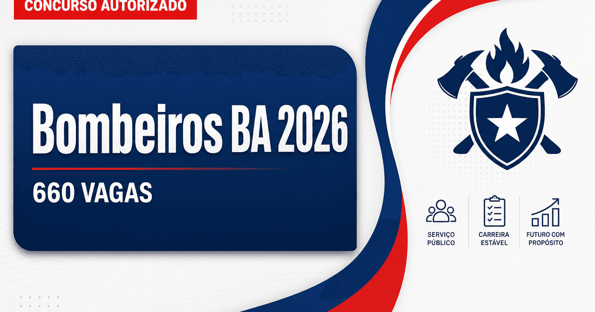 Concurso Bombeiros BA tem 660 vagas autorizadas para dois cargos - Corpo de Bombeiros