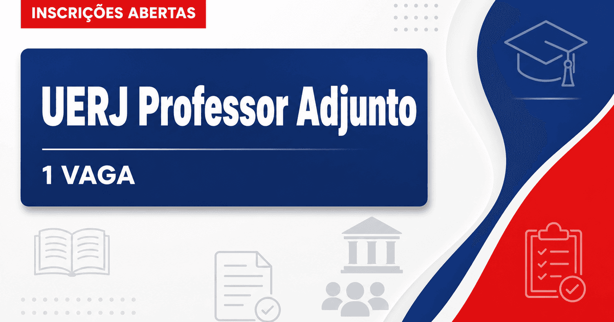 UERJ - Universidade do Estado do Rio de Janeiro: UERJ abre concurso para professor adjunto no Instituto de Filosofia e C - Universidade do Estado do Rio de Janeiro