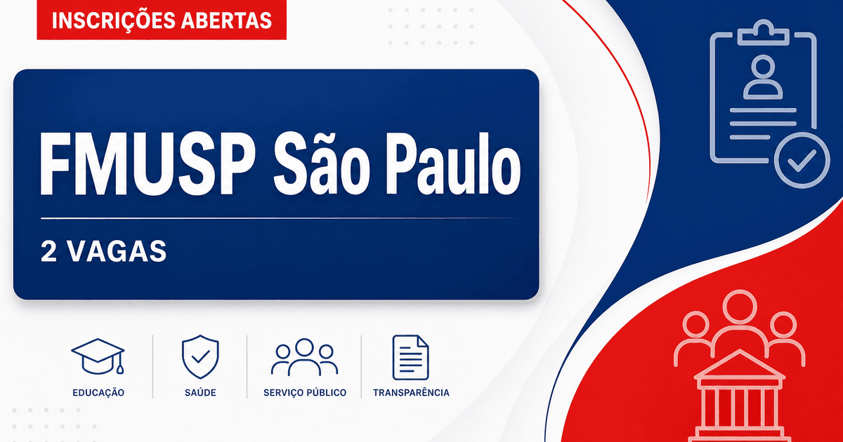 FMUSP - Faculdade de Medicina da Universidade de São Paulo: FMUSP - SP abre concursos públicos para professores doutores - Faculdade de Medicina da Universidade de São Paulo