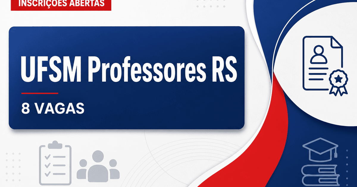 UFSM - Universidade Federal de Santa Maria: UFSM - RS abre concurso público para professores do magistério superior - Universidade Federal de Santa Maria