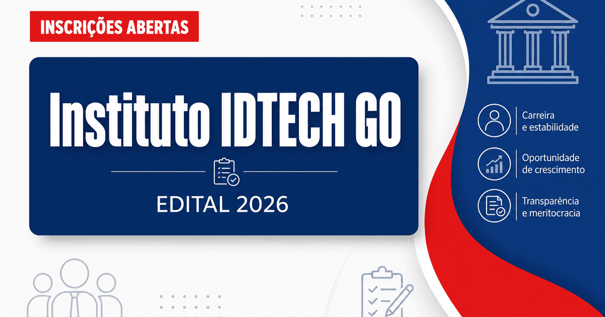 Instituto IDTECH abre processo seletivo em hospitais de Goiânia e Ceres GO - Instituto IDTECH