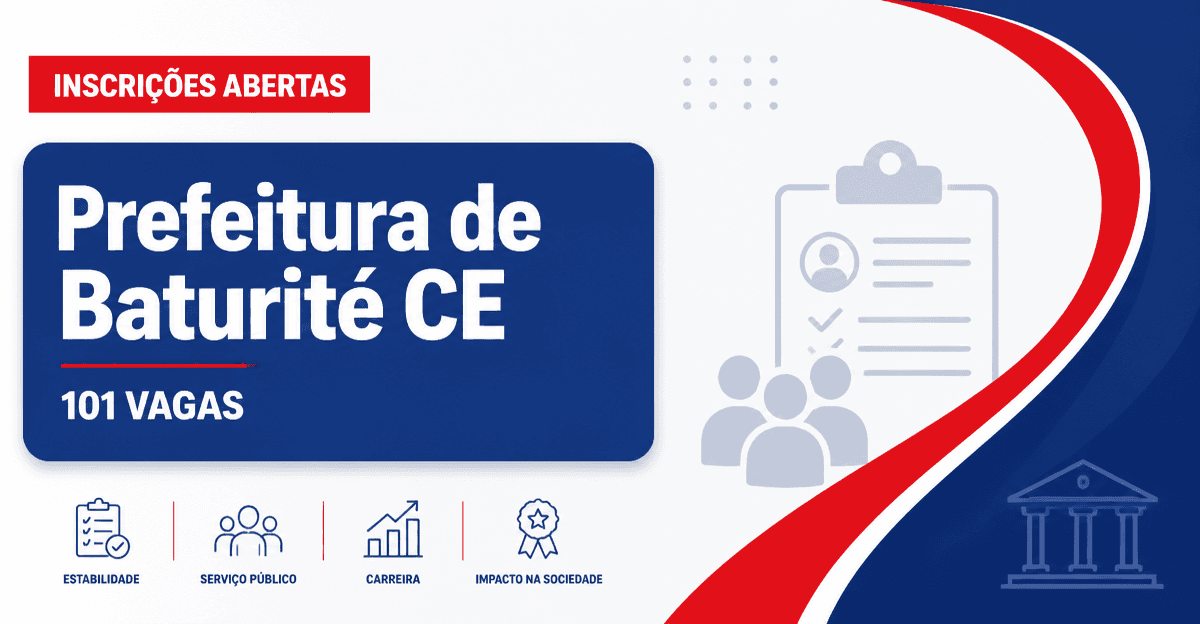 Prefeitura de Baturité: Prefeitura de Baturité - CE divulga retificações de concursos públicos - Prefeitura de Baturité
