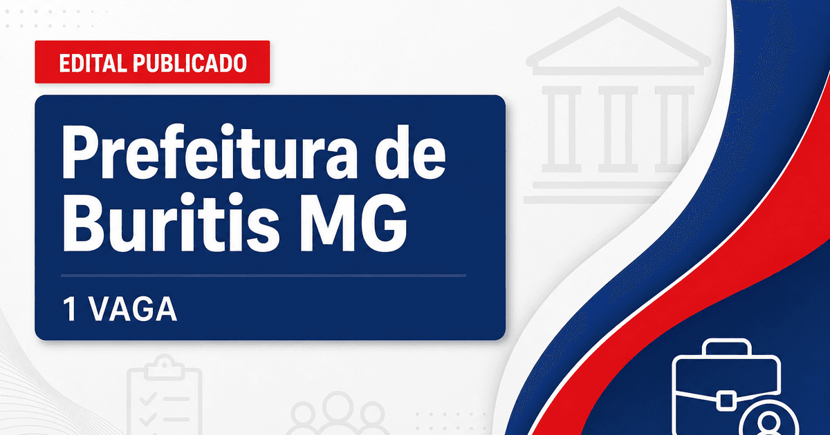 Processo seletivo Buritis MG: 1 vaga para recepcionista na Saúde - Prefeitura de Buritis