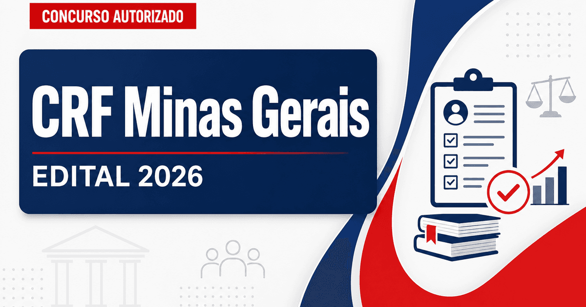 Concurso CRF MG: contratada banca organizadora para nova seleção - Conselho Regional de Farmácia
