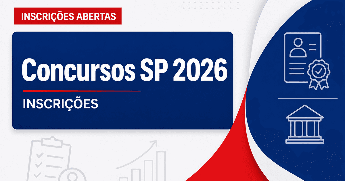 Concursos em SP: veja opções que abrem e encerram inscrições nesta semana - Vários órgãos