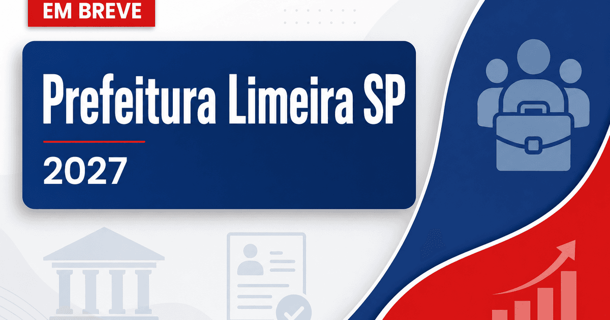 Processo seletivo Limeira SP: cadastro reserva para professores em 2027 - Prefeitura de Limeira