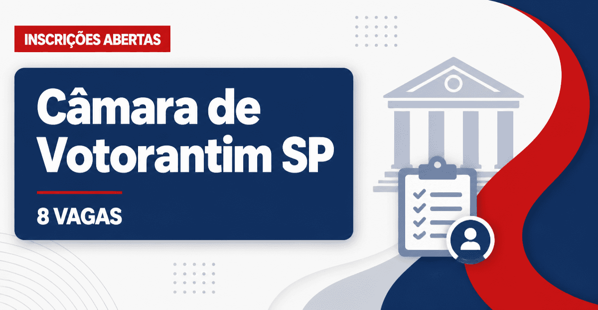 Câmara de Votorantim: Câmara de Votorantim - SP abre concurso público com salários de até R$ 7,5 mil - Câmara de Votorantim