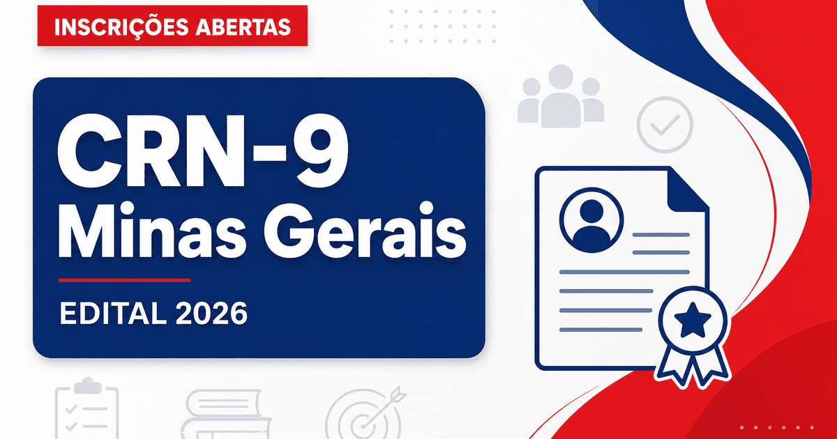 CRN-9 - MG abre processo seletivo com vagas para auxiliares administrativos - Conselho Regional de Nutricionistas