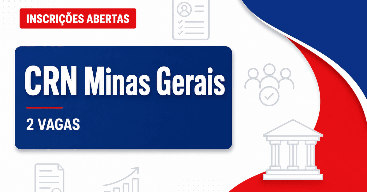 Conselho Regional de Nutrição MG abre processo seletivo com 2 vagas - Conselho Regional de Nutrição
