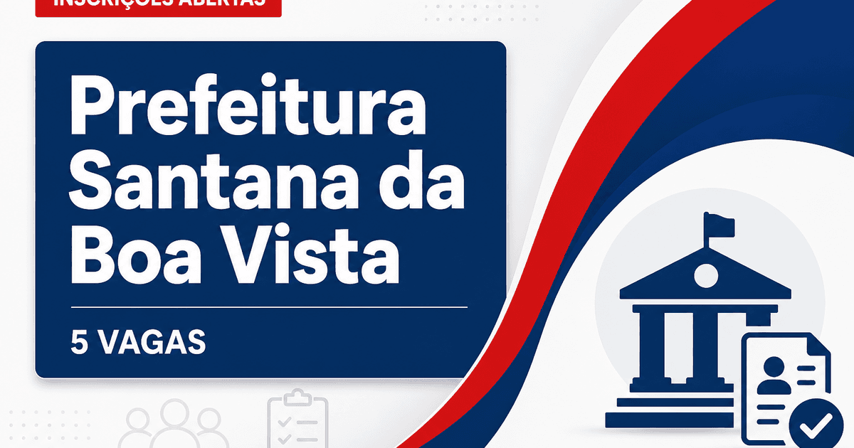 Prefeitura de Santana da Boa Vista: Prefeitura de Santana da Boa Vista - RS abre seleções com vagas para professores - Prefeitura de Santana da Boa Vista