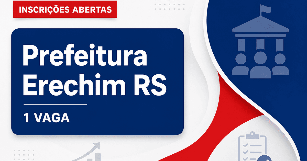 Prefeitura de Erechim RS abre processo seletivo para 1 vaga de motorista - Prefeitura de Erechim