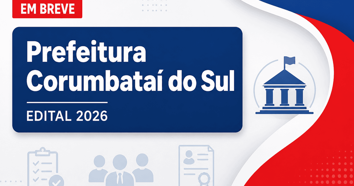Prefeitura de Corumbataí do Sul PR abre processo seletivo com vagas em 2026 - Prefeitura de Corumbataí do Sul