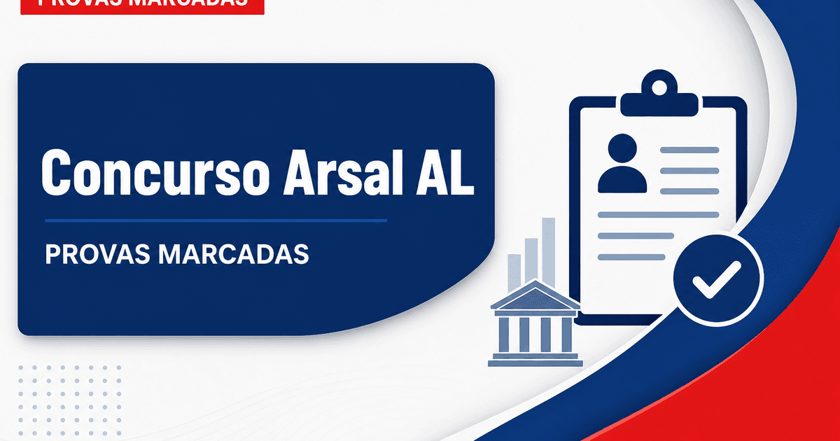 Concurso Arsal: candidatos são convocados para as provas; veja! - Agência Reguladora de Serviços Públicos Delegados do Estado de Alagoas
