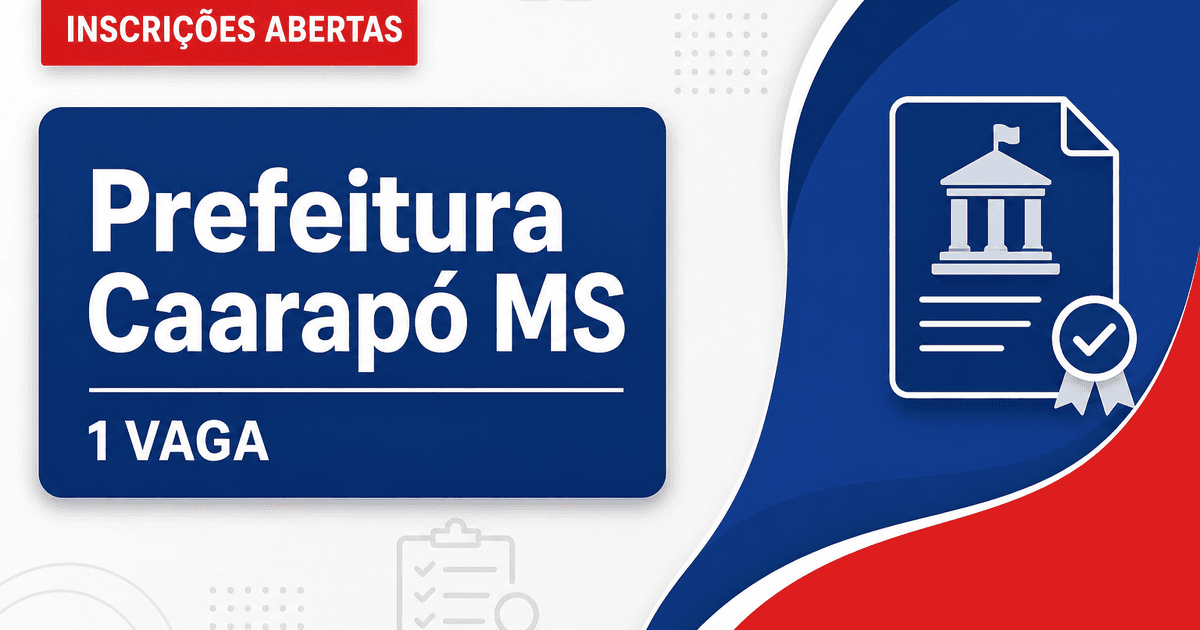 Prefeitura de Caarapó: Prefeitura de Caarapó - MS abre processo seletivo para Motorista de Transporte Escolar - Prefeitura de Caarapó