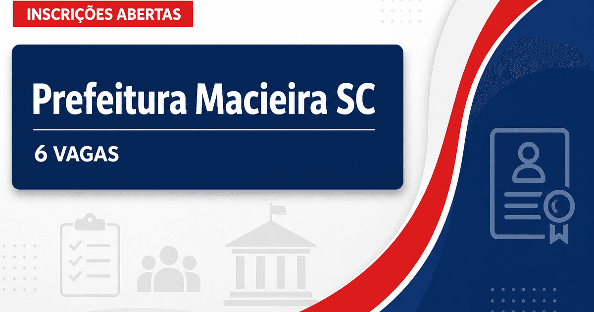 Prefeitura de Macieira: Prefeitura de Macieira - SC abre processo seletivo com vagas para a área da educação - Prefeitura de Macieira