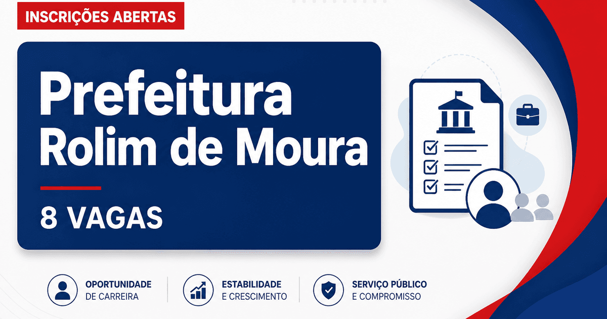 Prefeitura de Rolim de Moura: Prefeitura de Rolim de Moura - RO abre seleção para tutores bolsistas com mestrado - Prefeitura de Rolim de Moura