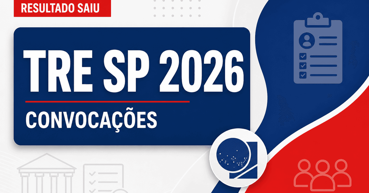 Concurso TRE SP já convocou quase o dobro das vagas imediatas - Tribunal Regional Eleitoral