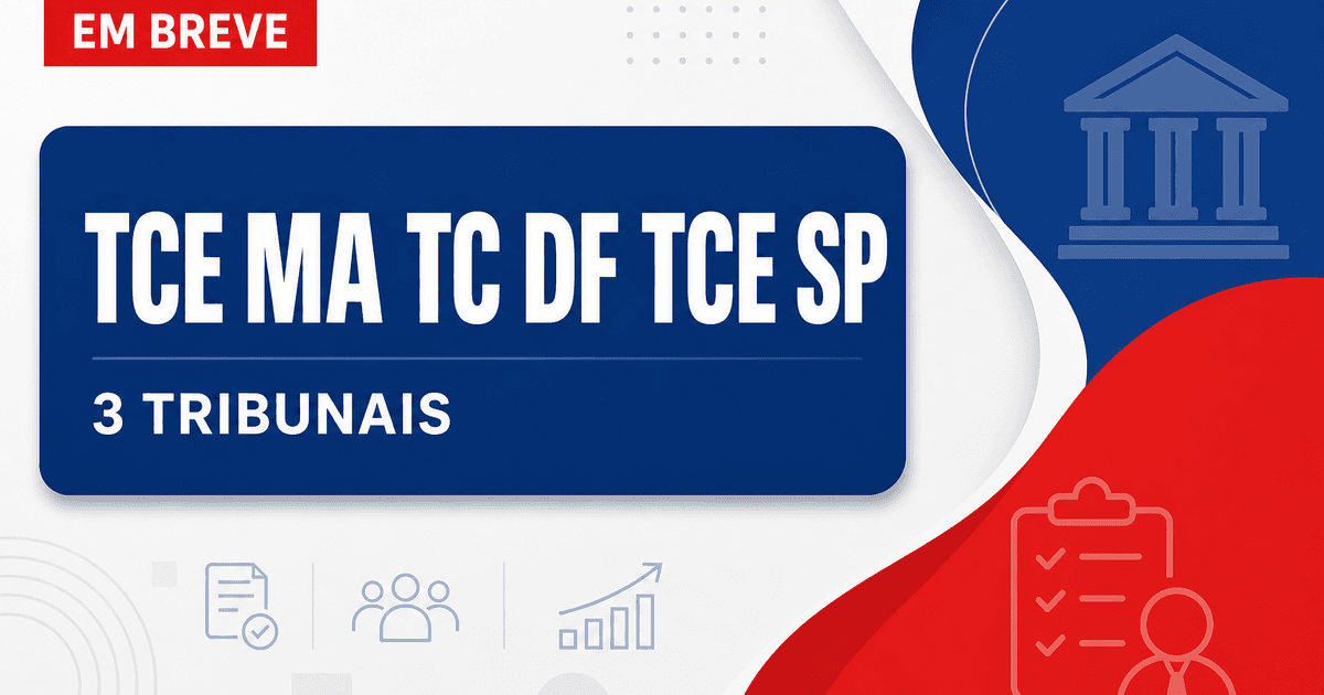 Concursos TCE MA, TC DF e TCE SP: veja vagas e qual escolher - s TCE MA, TCe TCE SP: veja vagas e qual escolher