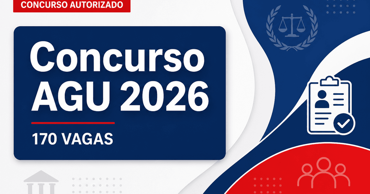 Concurso AGU: edital para 170 vagas previsto para ser publicado até dezembro - AGU: editalra 170 vagas previstora ser publicado até dezembro
